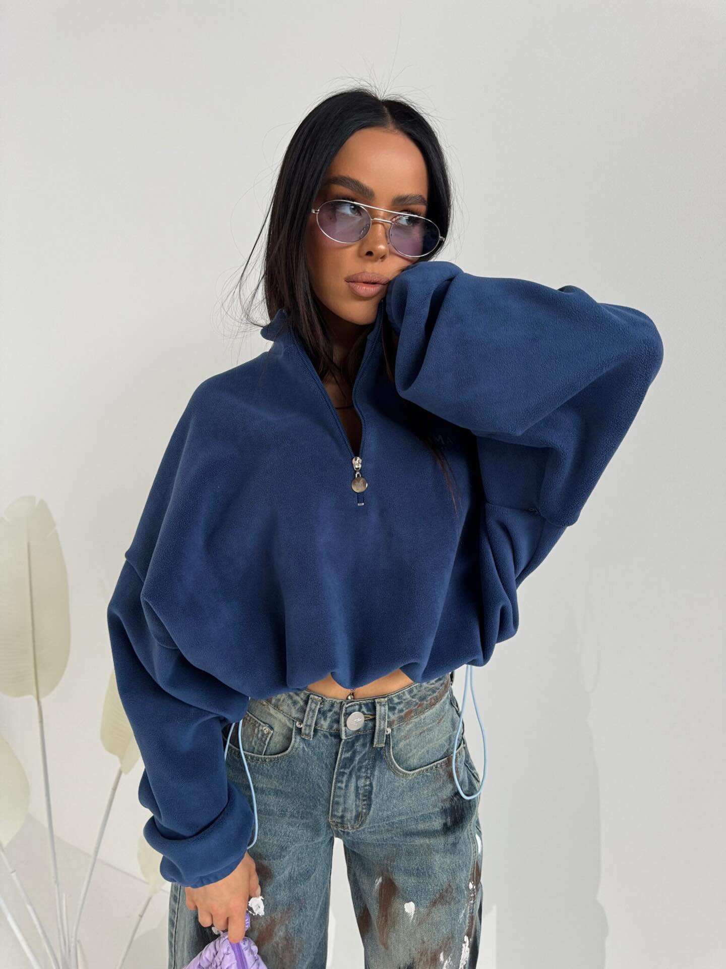 Bluza WARM UP- jeans - Image 2