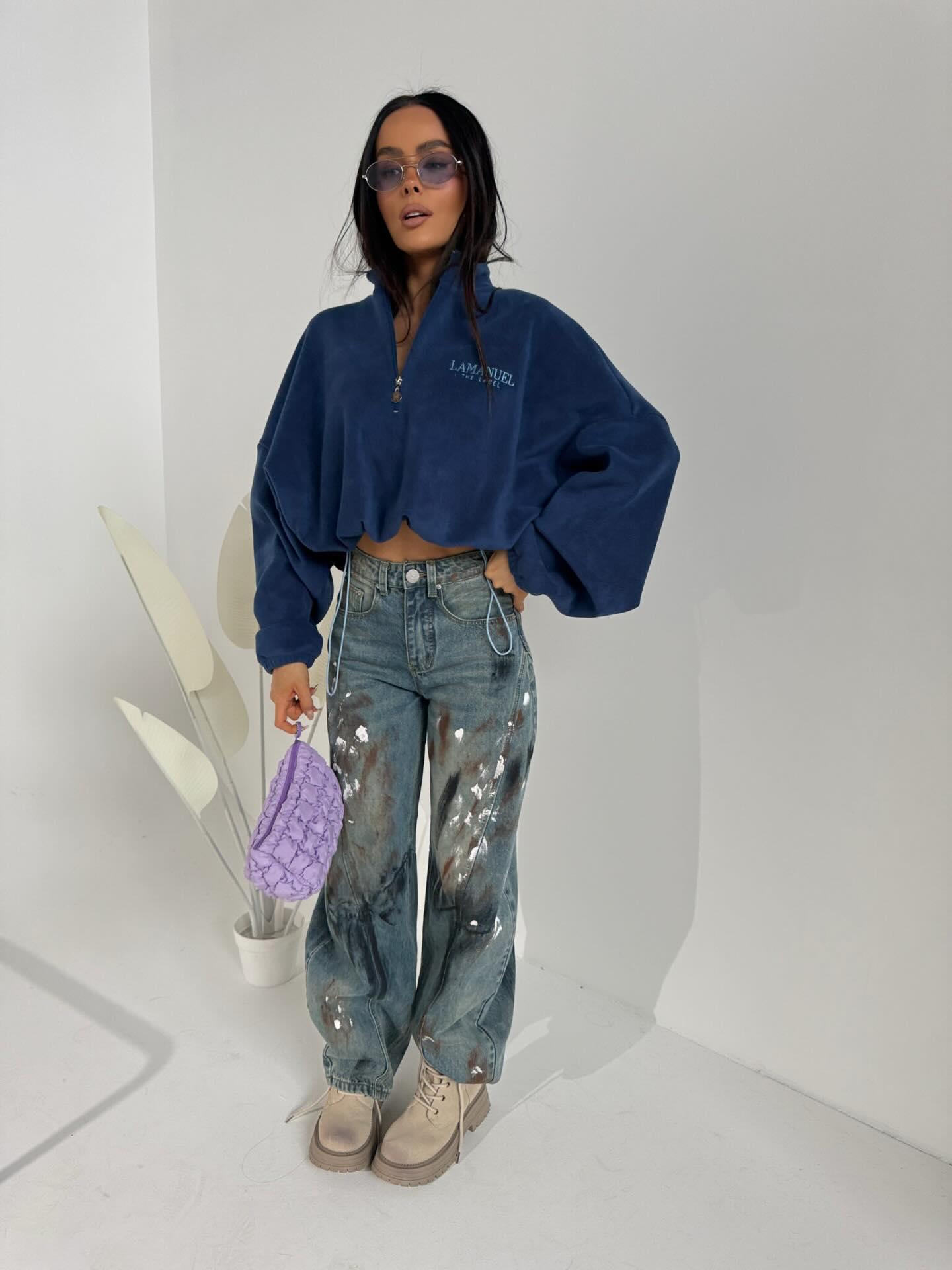 Bluza WARM UP- jeans - Image 4