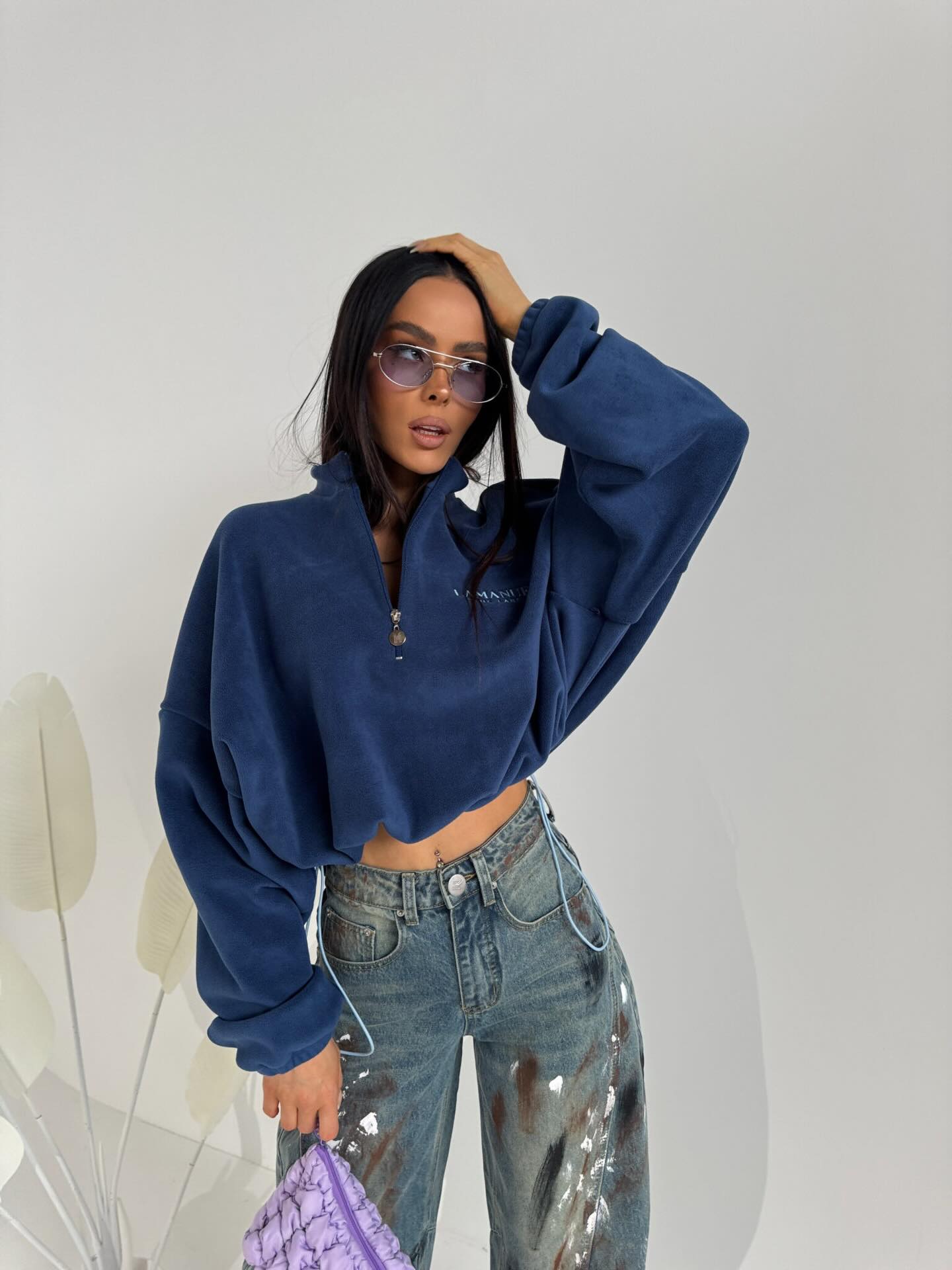 Bluza WARM UP- jeans - Image 3