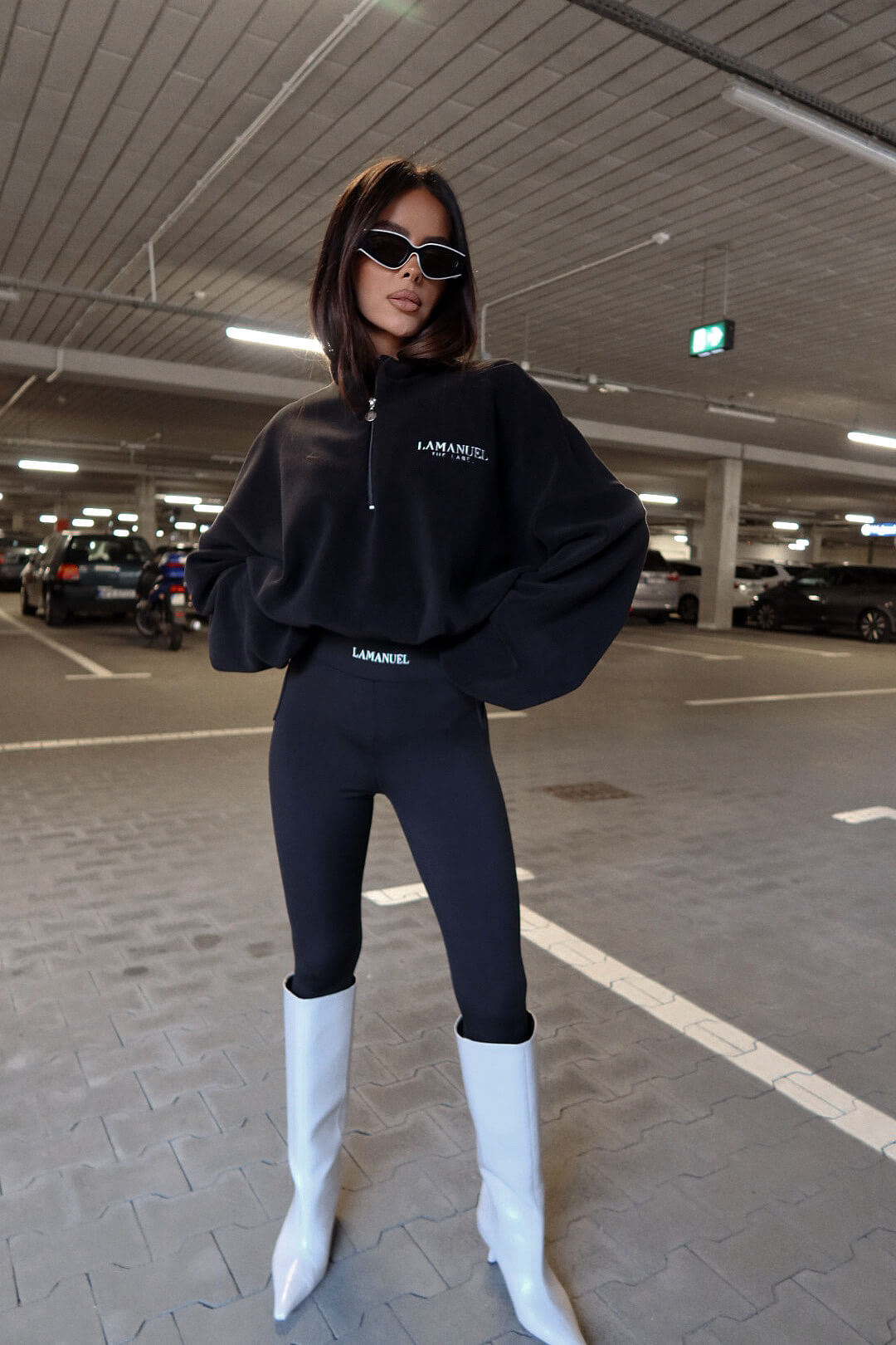 Bluza Polarowa Oversize Czarna – Warm Up - Image 2