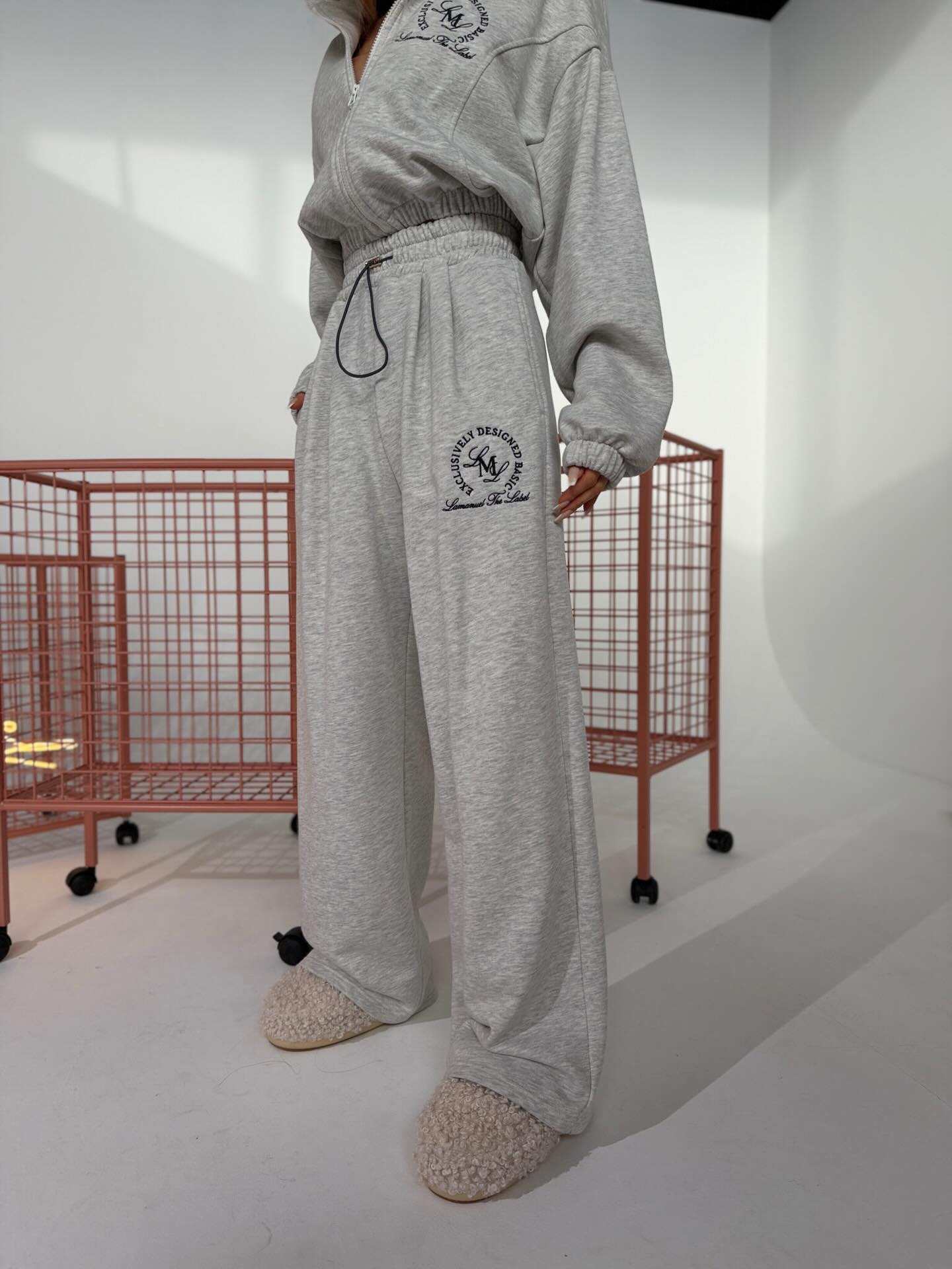 Spodnie Dresowe REGULAR – Grey Melange