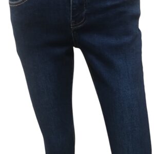 Modelujące Jeansy Skinny z Wysokim Stanem i Ozdobnym Zamkiem