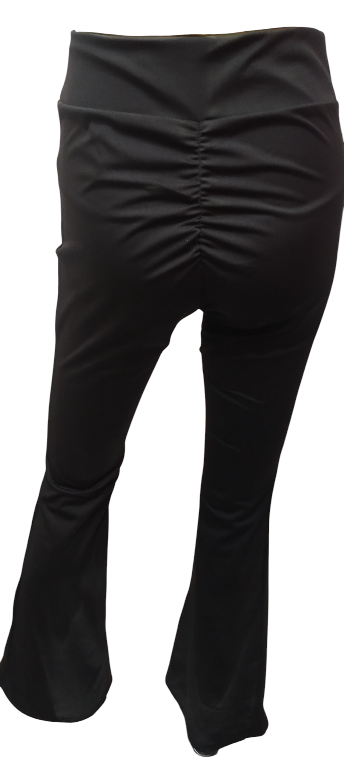 Czarne Legginsy Flare z Efektem Push-Up - Image 2