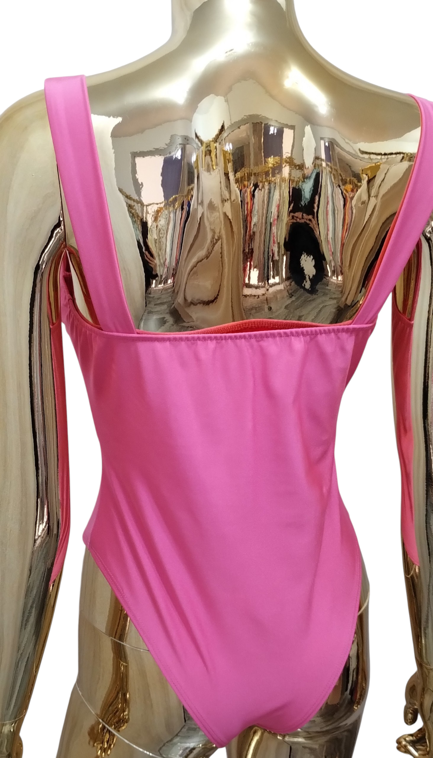 Modelujące Body z Fiszbinami – Candy Pink - Image 3